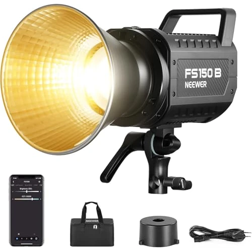 Offerta a tempo: NEEWER FS150B Luce Video LED Bicolore 130W, Illuminazione Continua Fotografica Portatile — 20% da 219,99 € a 175,98 €