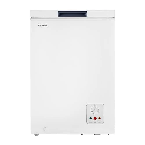 Oferta limitada: Hisense FT125D4AWE - Arcón Congelador Horizontal, Capacidad 95L, Alto 85 cm, Cesta con Asa, My Fesch Choice, Freezer Protect, Silencioso 40 dBA, Color Blanco de 169.15 EUR a 169.15 EUR (ahorro 0%)