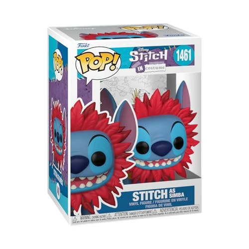 Tijdelijke aanbieding: Funko POP! Disney: Stitch Kostuum - Simba - Disney: Lilo & Stitch - Verzamelbare Vinyl Figuur - Cadeau Idee - Officiële Merchandise -Filmfans - Modelfiguur voor Verzamelaars van 12.11 EUR naar 12.11 EUR (korting 0%)
