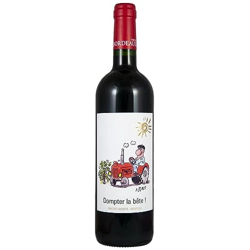 Offerta a tempo: Chateau de Cranne, Bordeaux Rouge Dompter La Bête, 2022, 750 ml, Merlot e Cabernet Sauvignon con Note di Fragola e Ribes, Ideale con Carni Rosse e Formaggi, Certificazione Biologica, 12.5% Vol. - 33% da 14.90 € a 10.05 €