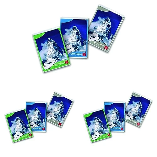 Offerta a tempo: Pigna 0211920, Blocchi Cervino, 20 blocchi A6, quadretti 5mm (Confezione da 3) - 0% da 37.50 € a 37.50 €