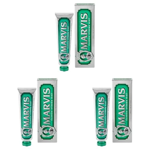 Marvis Dentifricio Strong Mint, 85ml (Confezione da 3)