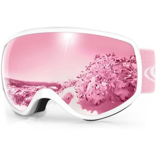 Tijdelijke aanbieding: Findway Masuqe Skibril voor kinderen, 3 tot 14 jaar, skibril voor jongens en meisjes, uv-bescherming, anti-condens, compatibel met helm voor skiën, snowboarden en andere wintersporten van 32.00 EUR naar 32.00 EUR (korting 0%)
