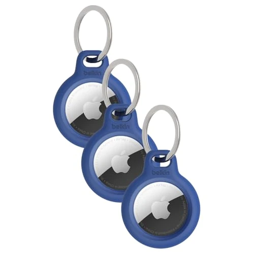 Oferta limitada: Belkin Funda con Llavero para AirTag, Azul, Single (Paquete de 3) de 41.97 EUR a 26.97 EUR (ahorro 36%)