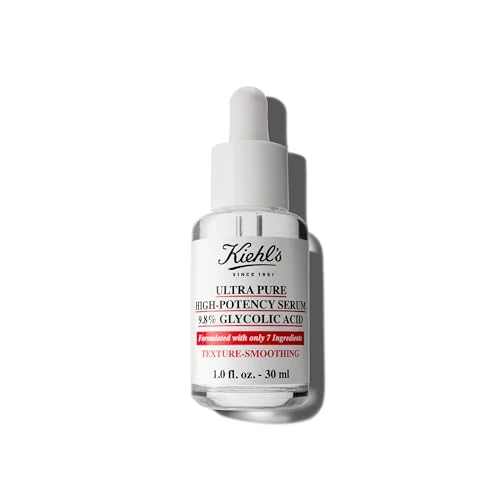Offre limitée : Kiehl's, Sérum Visage Ultra Haute Performance avec 9,8% d’Acide Glycolique, Sérum Exfoliant Concentré, Lisse le Grain de Peau et Booste l'Éclat du Teint, Tous Types de Peau, 30 ml de 39.00 € à 22.58 € (42% de remise)