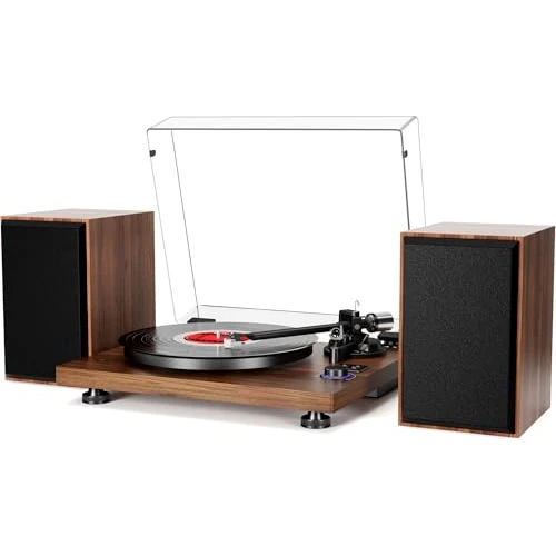 Tijdelijke aanbieding: HiFi platenspeler, bluetooth, USB, platenspeler met luidspreker, dual compact systeem, stereo-installatie, instelbaar contragewicht, magneetpatroon, RCA-uitgang van 209.99 EUR naar 209.99 EUR (korting 0%)