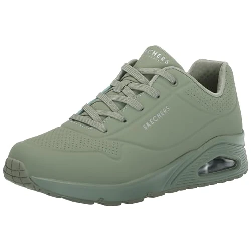 Limited-time offer: Skechers Women's UNO Stand on Air Trainer, Sage, 4.5 UK from 49.59 £ to 49.59 £ (save 0.00%)