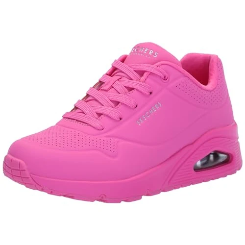 Offerta a tempo: Skechers Uno- Stand on Air, Scarpe da Ginnastica Donna, Rosa Caldo, 35.5 EU - 0.00% da 53.41 € a 53.41 €