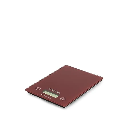 Offre limitée : Tognana Iridea Balance de cuisine 5 kg en verre rouge de 13.10 € à 13.10 € (0.00% de remise)