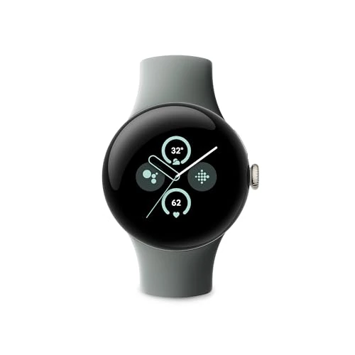 Google Smartwatch Pixel Watch 2, szampańskie złoto/leszczyna, 32 GB