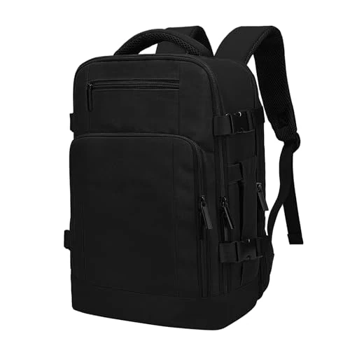 Ryanair Backpack, 40 x 20 x 25 cm, Hand Luggage for Ryanair, Air Travel Backpack for Multiple Airlines with Charging Hole and Anti-Theft Pocket