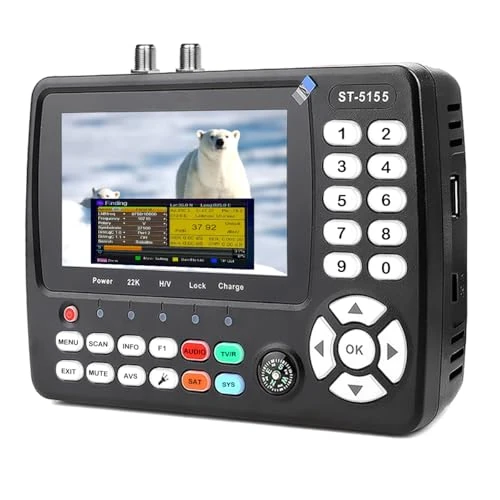 Oferta limitada: ST-5155 Medidor de Campo y Satelite DVB-S2/S/T2/T/C, HD Medidor Señal Antena TV(10bit) con Unicable/Scr/Dcss, Satfinder Localizadores para Equipos por Satélites y H.264/265/HEVC de 179.99 € a 179.99 € (ahorro 0.00%)