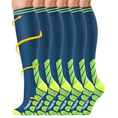 Oferta limitada: CAMBIVO Medias de Compresión Mujer Hombre 3Pares, Calcetines Compresion 20-30mmHg, Medias de Compresion Varices para Deporte, Running, Ciclismo, Deportivos, Senderismo, Viajes, Enfermera de 25.99 € a 25.99 € (ahorro 0.00%)