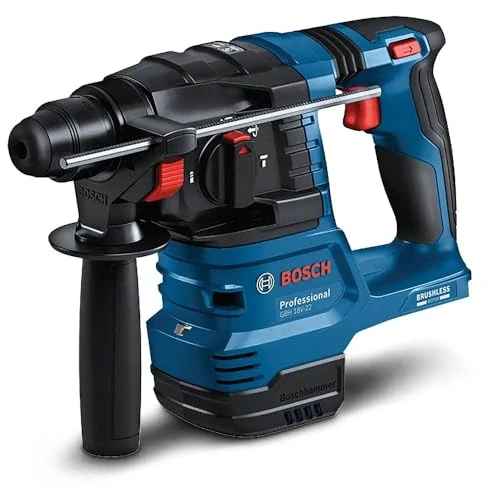 Bosch Professional 18V System perforateur sans-fil GBH 18V-22 (SDS plus, idéal pour percer des trous de 6 à 10 mm, KickBack Control et Vibration Control)