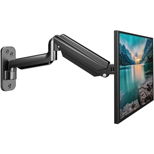 Offerta a tempo: suptek Supporto da parete con molla a gas completamente regolabile per monitor per schermi LED/LCD/TV da 17-32 pollici fino a 9 kg, inclinabile, girevole e ruotabile, VESA 75/100 mm WM01A — 25% da 39,99 € a 29,99 €