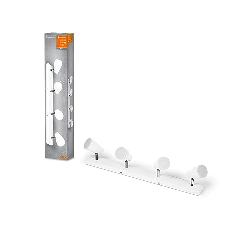 Limited-time offer: LEDVANCE Led Spot Pear Ceiling-Mounted Spot 600Mm, White, 17.2W, 840Lm, Directional Light with Warm White Light Color, with Flexible Gu10 Head, Gu10 Lamp Included, Ip20, 2700K from 61.15 GBP to 61.15 GBP (save 0%)