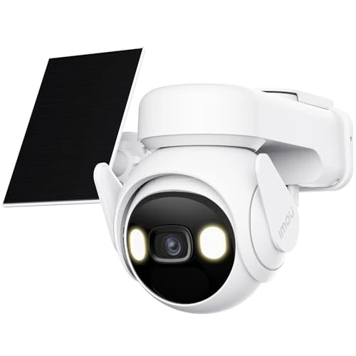 Tijdelijke aanbieding: Imou 2K Beveiligingscamera WiFi Buiten Draadloos Zonne-energie met 15000mAh Batterij, Zonne-energie Camera Buiten 360° PTZ, 2.4GHz, Kleur Nachtzicht, AI Mensdetectie, Bidirectionele Audio, Sirene van 129.99 € naar 129.99 € (0.00% ko