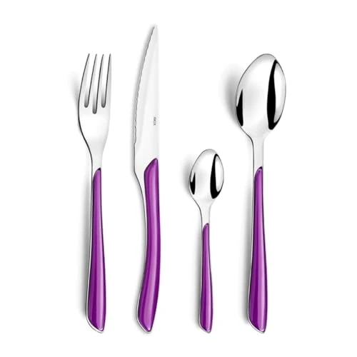 ECLAT 24-Piece Cutlery Set, Purple