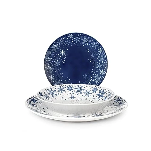 Oferta limitada: Royal Norfolk Dream - Juego de mesa (18 platos, porcelana, azul y blanco) de 59.41 EUR a 59.41 EUR (ahorro 0%)