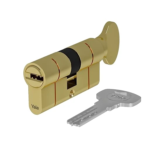 Offre limitée : Yale Cylindre européen Série 2100 30/45K mm laiton poli cylindre avec bouton, 5 clés incluses, idéal pour portes intérieures et bureaux de 33.56 € à 33.56 € (0.00% de remise)