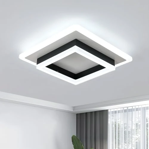 Offerta a tempo: SENQIU Plafoniera LED Soffitto Moderna Lampada da Soffitto Quadrata 30W - 0.00% da 38.98 € a 38.98 €
