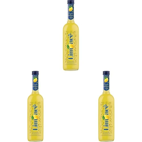 Limited offer: Limoncè Limoncello 50cl, Italy's No 1 Limoncello - Perfect for a Limoncello Spritz, Made From Sicillian Lemon Peel And Zest For All Natural Colour And Flavour - (Pack of 3) from 20.70 EUR to 16.68 EUR (save 19%)