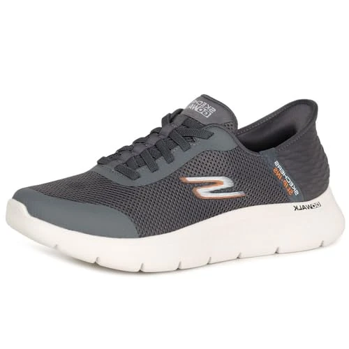 Zeitlich begrenztes Angebot: Skechers Herren Go Walk Flex Up Hands Free Slip-ins Sneaker, GRAU, 43 EU Weit von 84.95 € auf 67.41 € (21% Rabatt)
