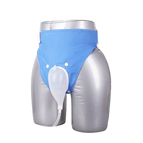 Offerta a tempo: Catetere Esterno Uomo, Porta Pipì per Orinatoio con Collettore di Urina in Silicone con 2 Sacchetti per Catetere per Urina (Tipo di uomini anziani Blu) - 0.00% da 24.99 € a 24.99 €