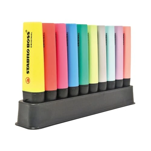 Oferta limitowana: STABILO BOSS ORIGINAL, zestaw biurkowy 10-5 fluorescencyjnych kolorów + 5 pastelowych kolorów z 46.22 zł na 46.22 zł (oszczędź 0.00%)