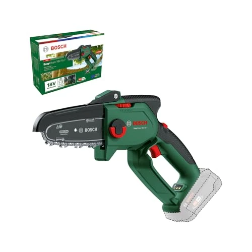 Limited-time offer: Bosch Mini Chain Saw EasyChain 18V-15-7 (for Cutting Through Wood; 18 Volt System; Chain Speed: 6.95m/s; Without Battery) from 131.99 GBP to 107.89 GBP (save 18%)