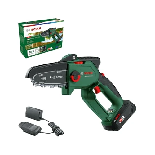 Limited-time offer: Bosch EasyChain Compact Cordless Pruning Saw 18V-15-7 (for Cutting Wood, 18 Volt System, Chain Speed: 6.95 m/s, with 2.5 Ah Battery and Charger) from 217.95 GBP to 217.95 GBP (save 0%)