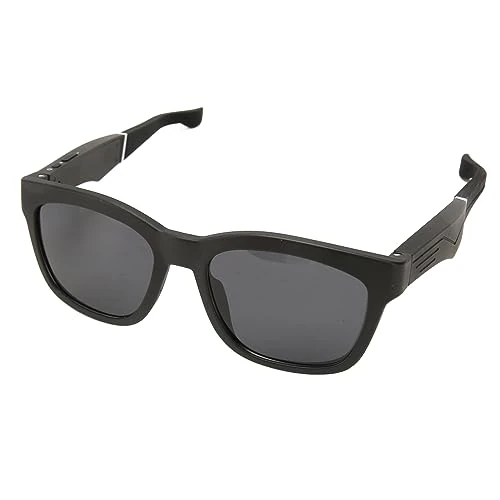 Limited-time offer: Topiky Bone Conduction Smart Glasses with Bluetooth Audio, Open Ear Design Sunglasses for Men & Women - Blue Light Filter, Polarized Lenses, Touch Control, Built-in Mic for Music & Calls from 18.17 £ to 18.17 £ (save 0.00%)