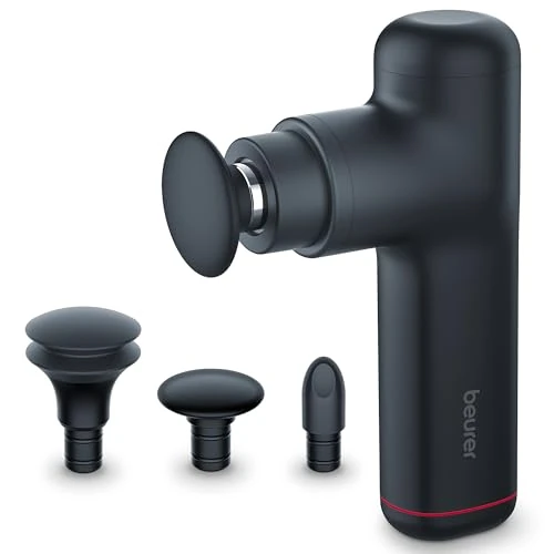 Begrenztes Angebot: Beurer MG 79 Massage Gun Sensitive, kompakte Massagepistole mit 3 Aufsätzen, sanfte Triggerpunktmassage für empfindliche Körperbereiche, handliches Muskelmassagegerät mit 3 Intensitätsstufen von 34.99 EUR auf 34.99 EUR (Rabatt 0%)