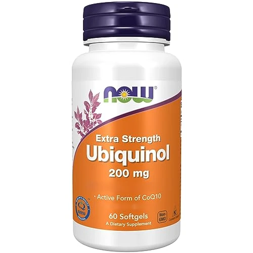 Offerta a tempo: Now Foods, Extra Strength Ubiquinol, 200 mg, Kaneka Ubiquinol, 60 Capsule molli, Testato in Laboratorio, Senza Glutine, Senza Soia, Non OGM - 0.00% da 102.77 € a 102.77 €