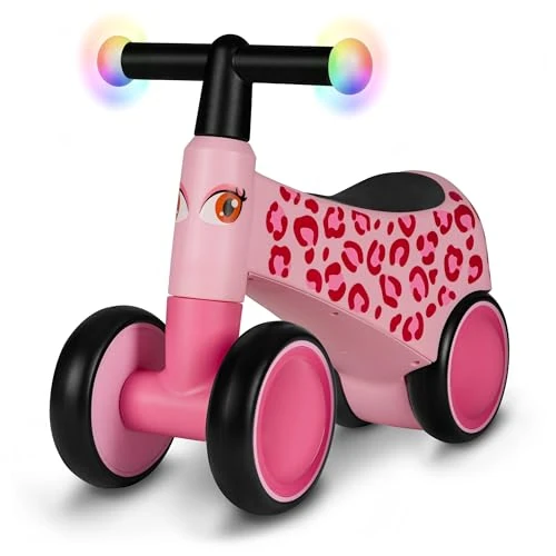 Limited-time offer: Lionelo SAMMY 4-Wheel Ride-On & First Balance Bike for Toddlers 1–3 Years, Lightweight 1.8 kg, Stable Toddler Push Ride, Ergonomic Seat with Double Padding, Light-Up Anti-Slip Handles, Foam Wheels, from 59.99 £ to 59.99 £ (save 0.00%)