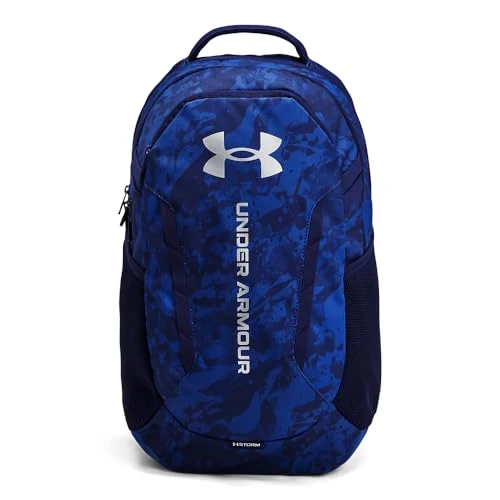 Offerta a tempo: Under Armour Hustle 6.0 Backpack Zaino, Blu Tecnico, Blu Navy, Argento Metallizzato, One Size Unisex-Adulto - 0% da 41.95 € a 41.95 €