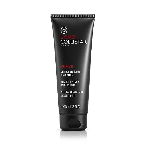 Offerta a tempo: Collistar Uomo Detergente Scrub Viso e Barba, Deterge ed Esfolia, Effetto Detox Purificante, 100ml - 44% da 28.00 € a 15.70 €