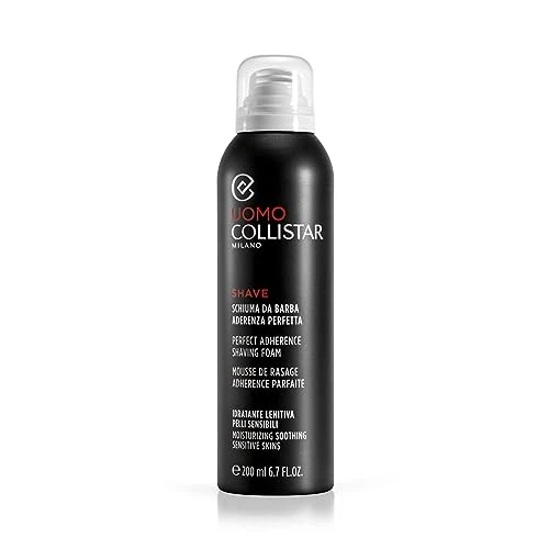 Offerta a tempo: Collistar Uomo Schiuma Da Barba Aderenza Ottima, Ottimale per Pelli Sensibili, Idrante e Lenitivo, Protegge e Nutre la pelle, 200ml - 40% da 17.50 € a 10.50 €