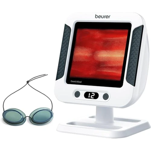 Limited-time offer: Beurer IL60 Infrared Heat Lamp for Red Light Therapy for Face, Body, Sinus & Skin, Pain Relief & Muscle Recovery, Adjustable Treatment Time, Protective Eyewear Included from $89.99 to $89.99 (save 0.00%)