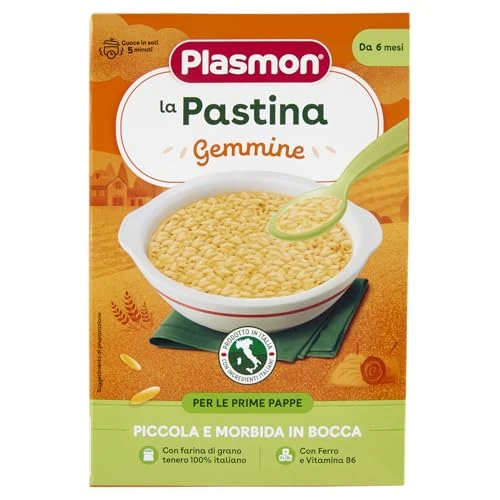 Offerta a tempo: Plasmon Pastina Gemmine - 300 g (12 Pezzi) - 51% da 25.08 € a 12.24 €