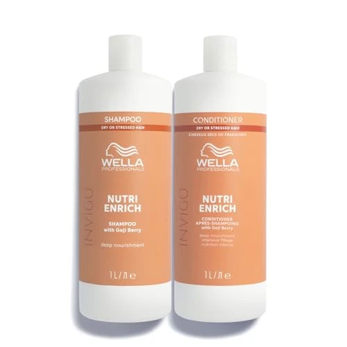 Offerta a tempo: Bundle of Wella Professionals Nutri-Enrich Shampoo 1L + Wella Professionals Nutri-Enrich Conditioner 1L - 9% da 43.60 € a 39.80 €
