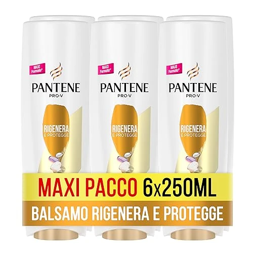 Begrenztes Angebot: Pantene Pro-V Conditioner, regeneriert und schützt, Conditioner für schwaches oder beschädigtes Haar, repariert sofort Styling-Schäden, Maxi-Format, 6 x 250 ml von 31.87 EUR auf 31.87 EUR (Rabatt 0%)