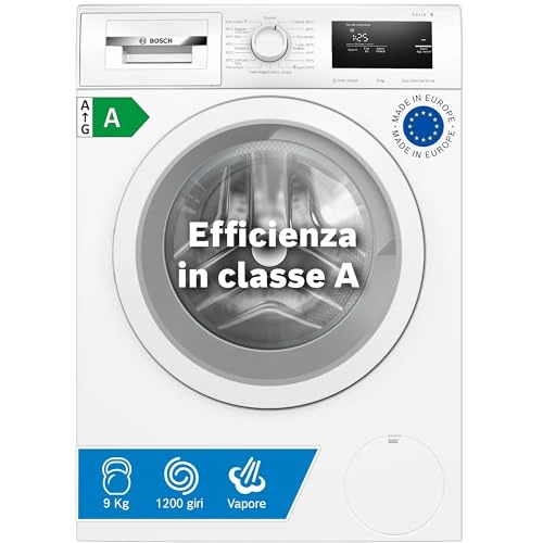 Bosch Elettrodomestici, Seria 4, Pralka ładowana od przodu, 9 kg, 1200 obr./min, WAN24009II