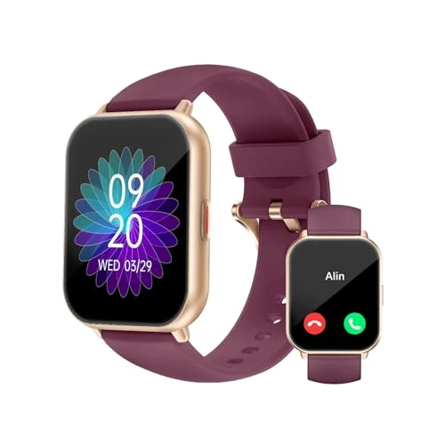 Offre limitée : RUIMEN Montre Connectée Femme Appel Bluetooth Plusieurs Modes Sportifs Notifications Intelligentes Surveillance du Cycle Menstruel Contrôle de la Musique Cadran de Montre Personnalisé Violet de 99.99 € à 29.99 € (70% de remise)