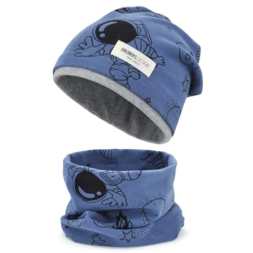 Oferta limitada: Conjunto de Gorro y Bufanda para Niños, 95% Algodón Conjunto de Bufanda y Gorro Niñas Niños Bebés de 2 a 8 Años, Bufanda de Tubo Gorro de Invierno Cálido para Otoño Invierno de 25.99 EUR a 25.99 EUR (ahorro 0%)
