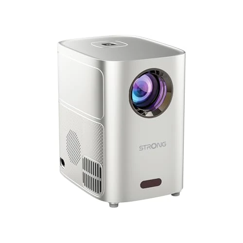 Tijdelijke aanbieding: STRONG | Q1 mini-projector | zakbeamer | 35-120 inch | WLAN & Bluetooth | met stereoluidsprekers | 720p HD & compatibel met 1080p Full HD | 1500 lumen | HDMI + USB | 30.000 stuks looptijd | grijs van 94.49 € naar 94.49 € (0.00% kort