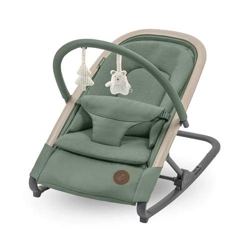 Offerta a tempo: Maxi-Cosi Kori Sdraietta Neonati in Tessuto con Arco Gioco, 0-2 anni, 15 kg, Sdraietta Pieghevole, 3 Posizioni di Reclinabile, Chiusura Compatta, Cinture Easy-in, Chiusura Compatta, Beyond Green - 25% da 119.99 € a 89.99 €