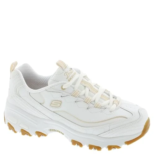 Skechers Confortable Baskets Femme D'Lites Good Neutral Blanc Talla 36