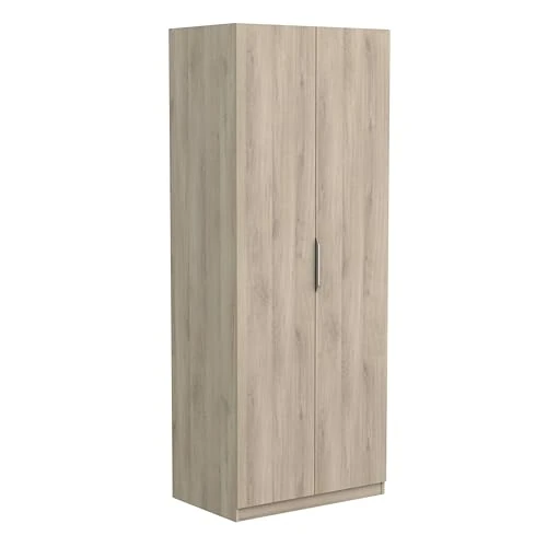 Offerta a tempo: Demeyere 391388 Armadio a 2 Ante 1 Nicchia Moderno, Colore Rovere Kronberg, 79.4 x 51.1 x 203 cm, Legno Ingegnerizzato, Grigio — 22% da 149,99 € a 116,30 €