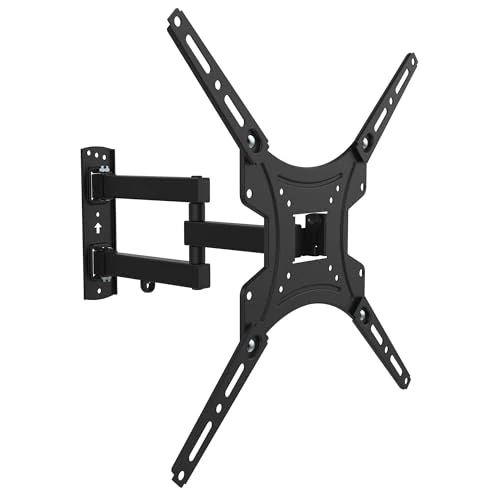 Offerta a tempo: Atlantis P022-E15SBH Supporto TV parete orientabile, Staffa Braccio da Parete per TV da 13" a 60", Max 30Kg, Max VESA 400x400. Inclinazione Verticale +/-12°. Ruotabile 180° Estendibile fino 36,5cm. - 51% da 29.90 € a 14.80 €